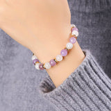 Bracelet Amethyste Pierre de lune