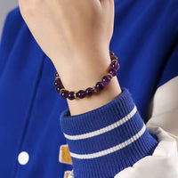 Bracelet Amethyste lithotherapie vertus