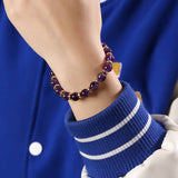 Bracelet Amethyste pierre violette