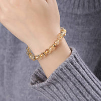 Bracelet Citrine lithotherapie vertus