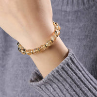 Bracelet Citrine pierre Jaune