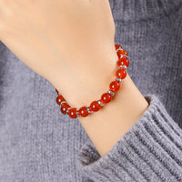 Bracelet Cornaline pierre Rouge