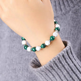 Bracelet Howlite Malachite