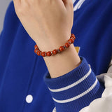 Bracelet Jaspe pierre Rouge