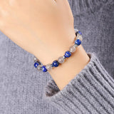 Bracelet Labradorite Lapiz-lazuli