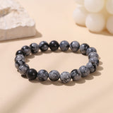 Bracelet Obsidienne neige