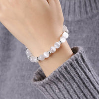 Bracelet Selenite lithotherapie vertus