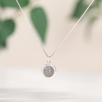 Collier Argent 925 et Labradorite