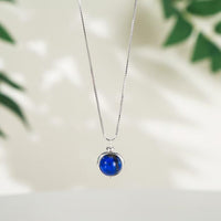 Collier Argent 925 et Lapis-lazuli